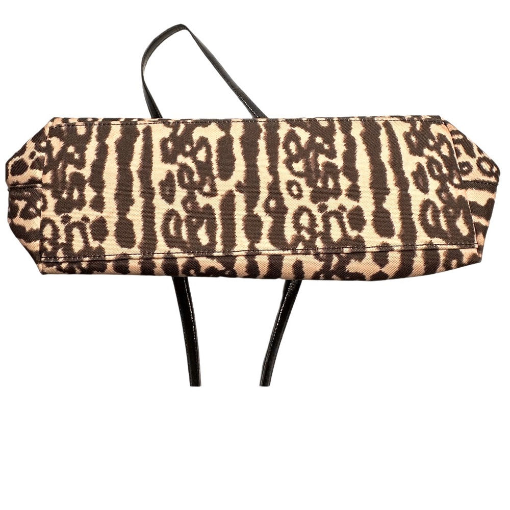 COACH EUC Nylon “Ocelot” Print Shoulder Bag Tote #E1405-F31901 - Picture 8 of 9